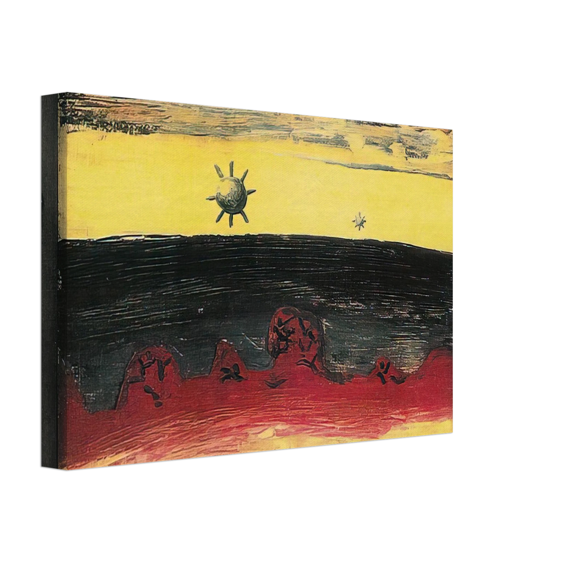 Forrest Bess - Prophecy - 1946 Canvas - 70x100 cm / 28x40 inches-canvas