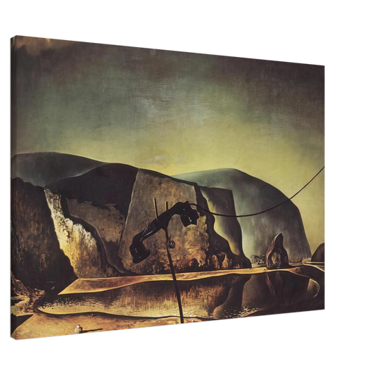 Salvador Dali - MOUNTAIN LAKE Canvas - 20x30 cm / 8x12 inches-canvas