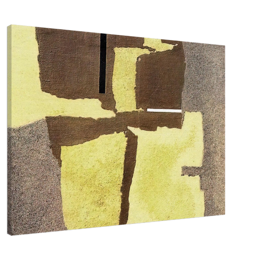 Enrico Prampolini - APPARIZIONE COSMICA II 1955 Canvas - 20x30 cm / 8x12 inches-canvas