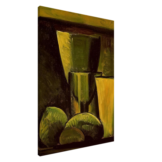 Pablo Picasso - Still life - 1908 Canvas - 20x30 cm / 8x12 inches-canvas