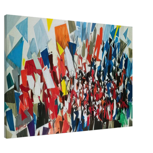 Robert Goodnough - K-B-2 - 1992 Canvas - 20x30 cm / 8x12 inches-canvas