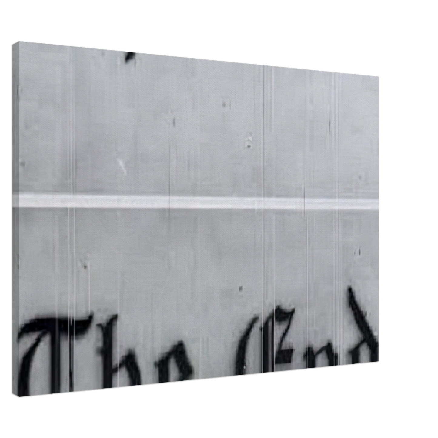 Edward Ruscha - THE END 1991 Canvas - 20x30 cm / 8x12 inches-canvas