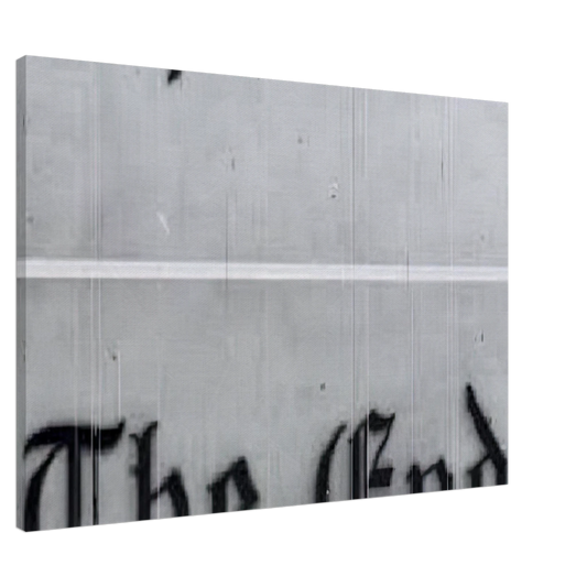 Edward Ruscha - THE END 1991 Canvas - 20x30 cm / 8x12 inches-canvas