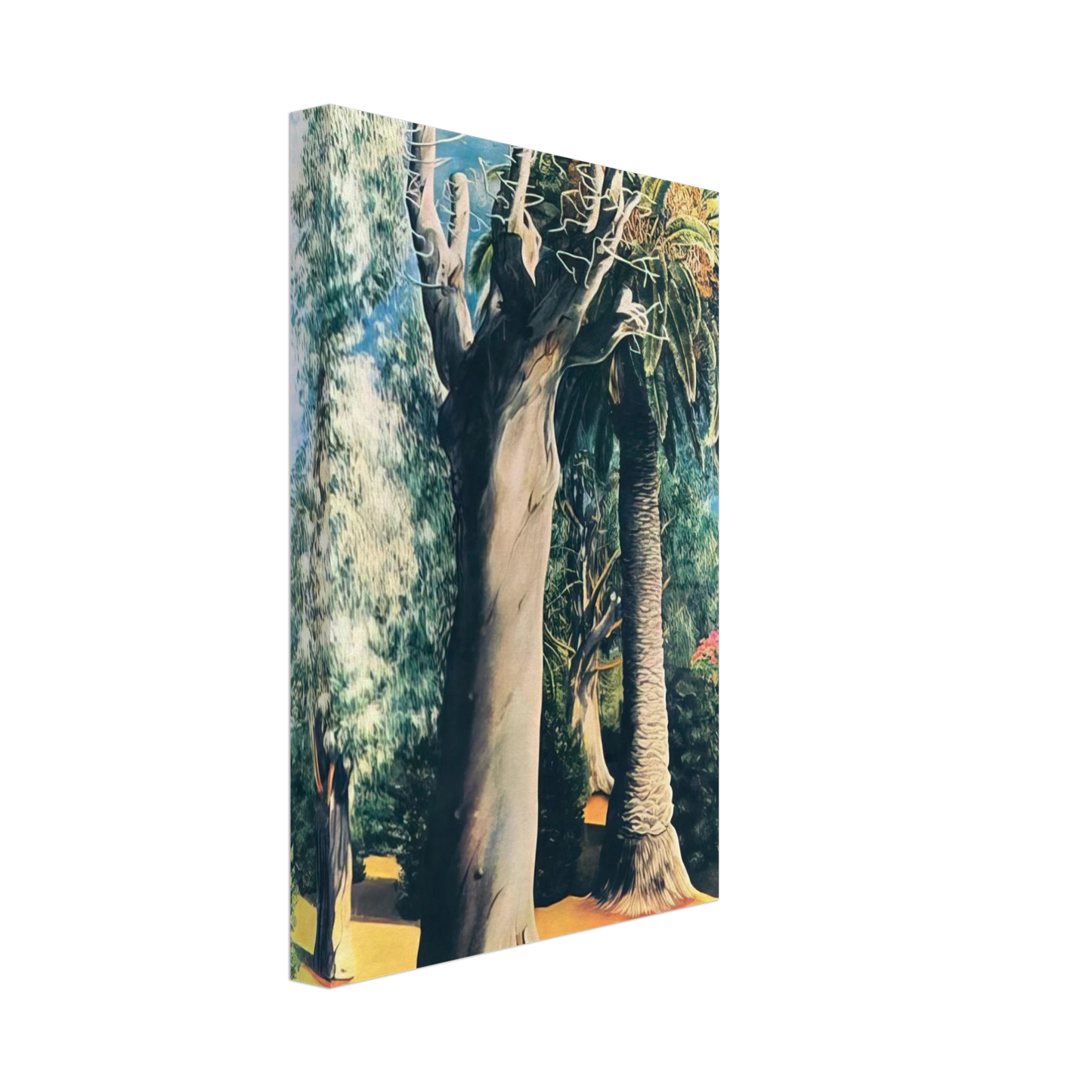 Moise Kisling - EUCALYPTUS AND PALM 1935 Canvas - 70x100 cm / 28x40 inches-canvas