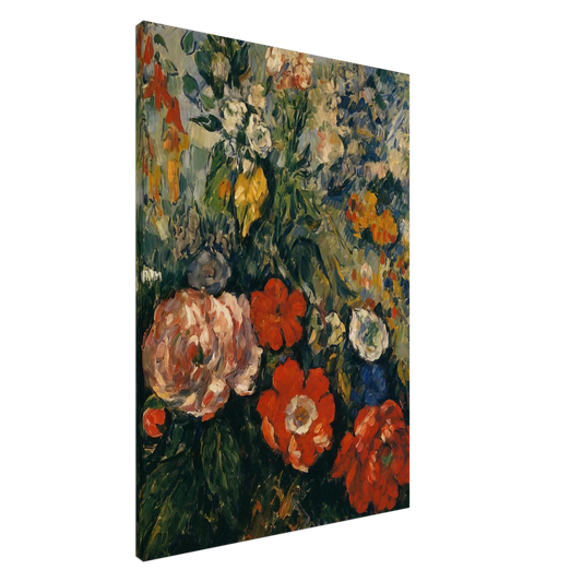 Paul Cezanne - Bouquet of Flowers Canvas - 20x30 cm / 8x12 inches-canvas