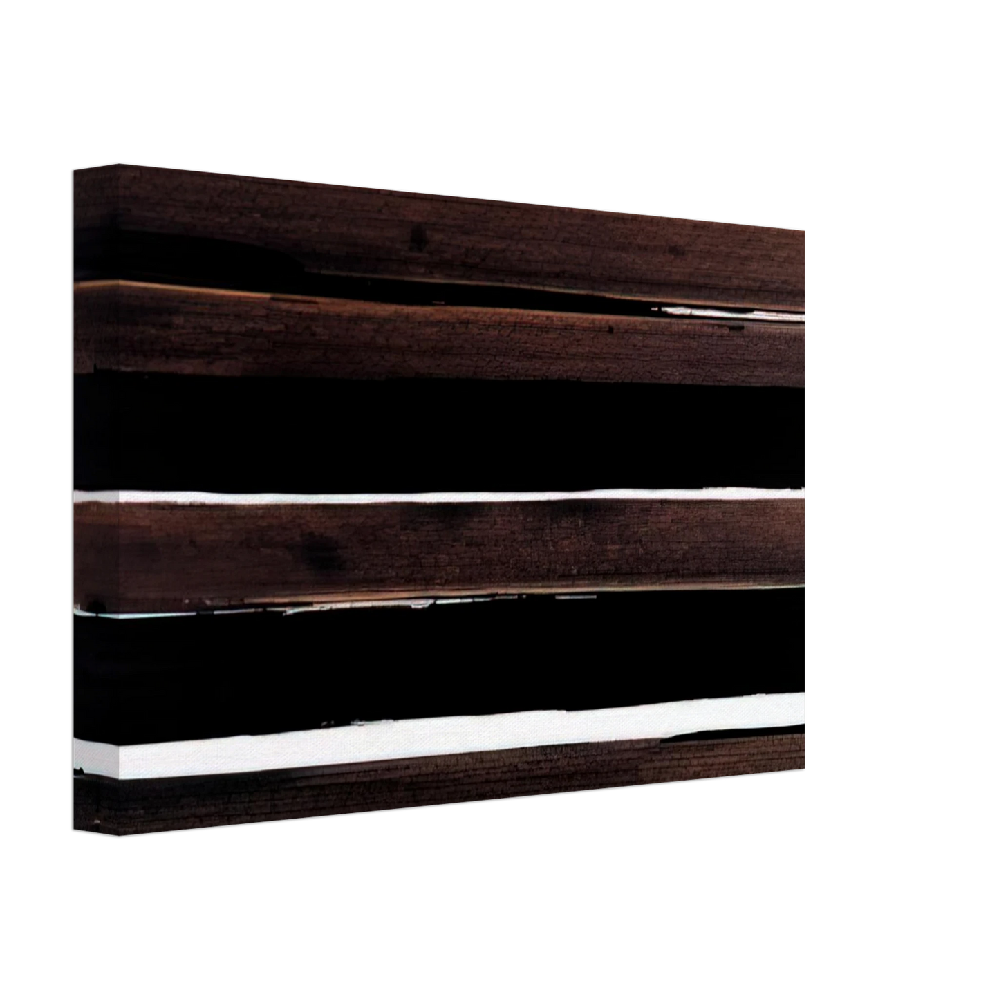 Pierre Soulages - A-Walnut Stain - 2004 Canvas - 40x60 cm / 16x24 inches-canvas