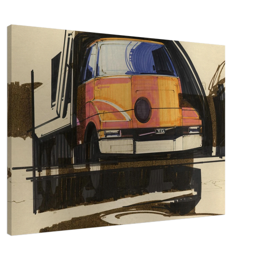 Syd Mead - Syd Mead Canvas - 20x30 cm / 8x12 inches-canvas