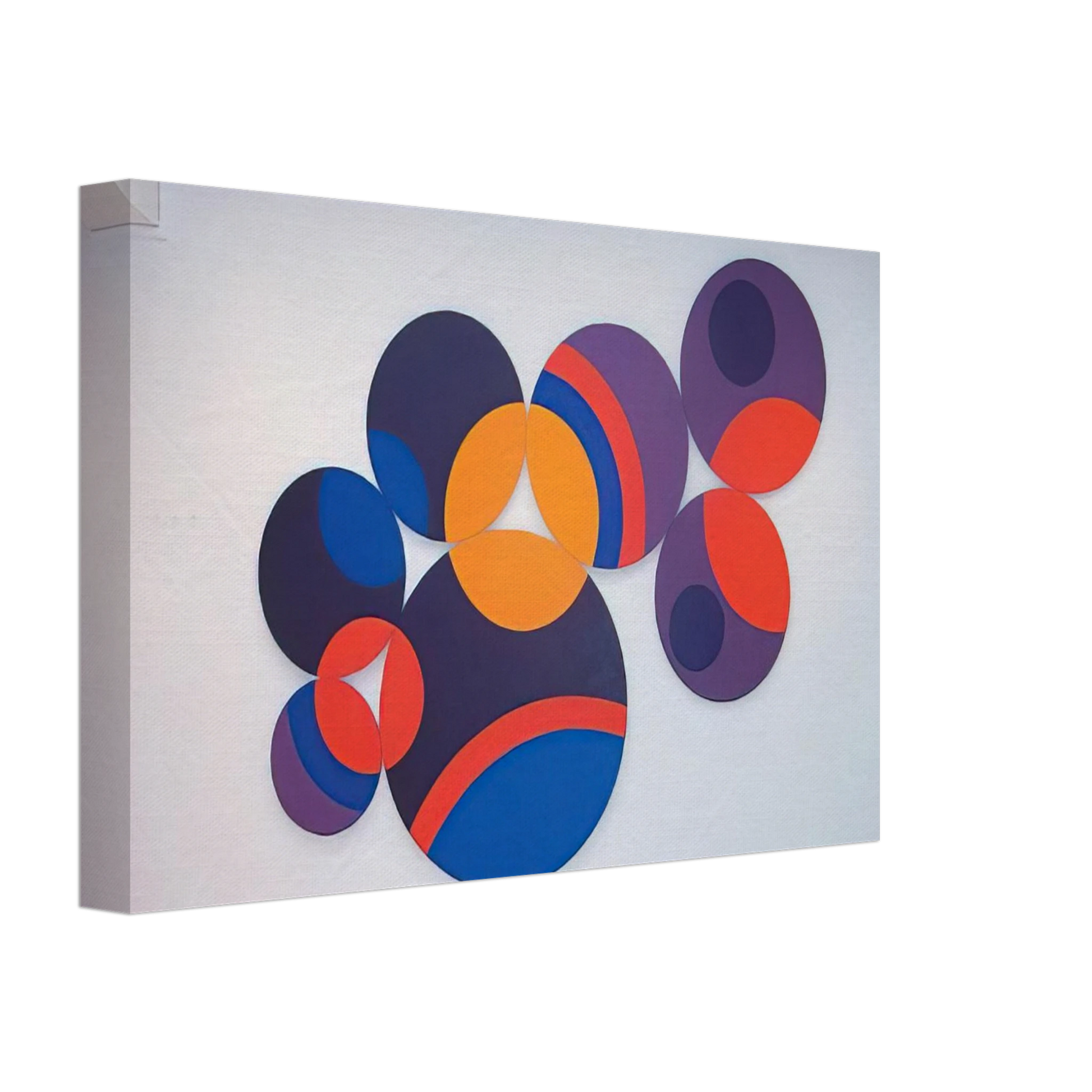 Leon Polk Smith - Constellation Twelve Circles - 1969 Canvas - 70x100 cm / 28x40 inches-canvas