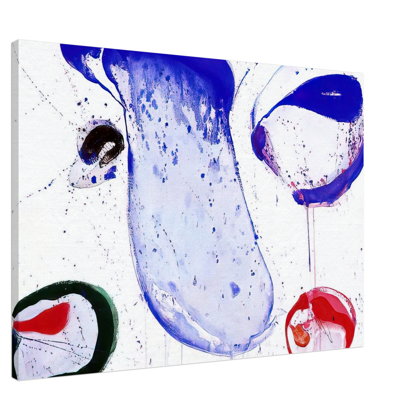 Sam Francis - Blue 47 Canvas - 20x30 cm / 8x12 inches-canvas