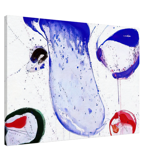 Sam Francis - Blue 47 Canvas - 20x30 cm / 8x12 inches-canvas