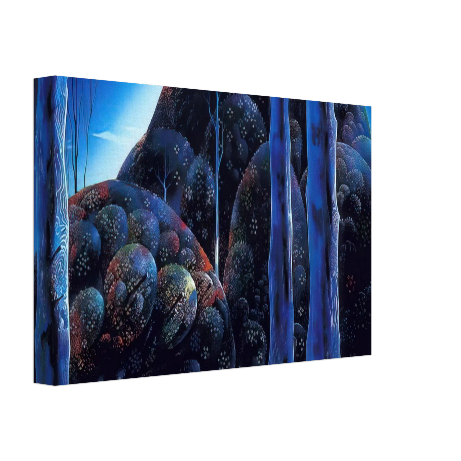 Eyvind Earle - Moonlit Eucalyptus Canvas - 70x100 cm / 28x40 inches-canvas