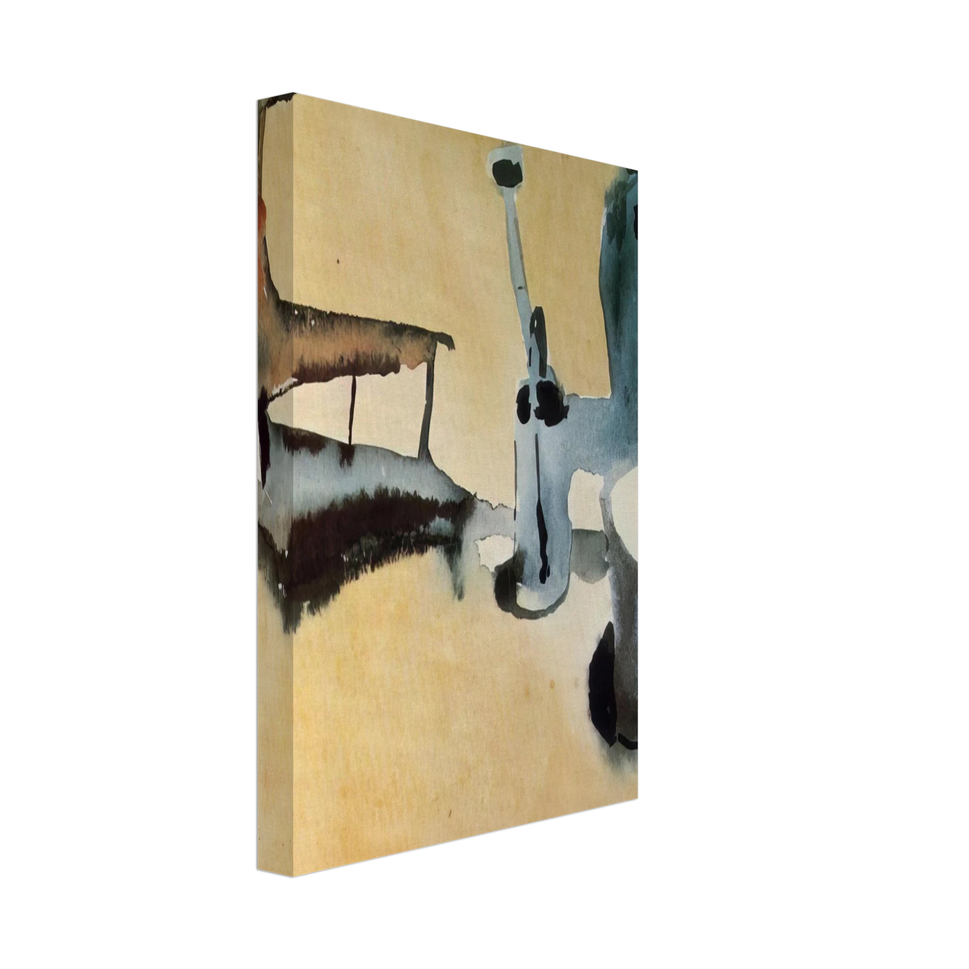 Paul Klee - FLOWER STAND WITH WATERING CAN AND BUCKET 1910 Canvas - 70x100 cm / 28x40 inches-canvas