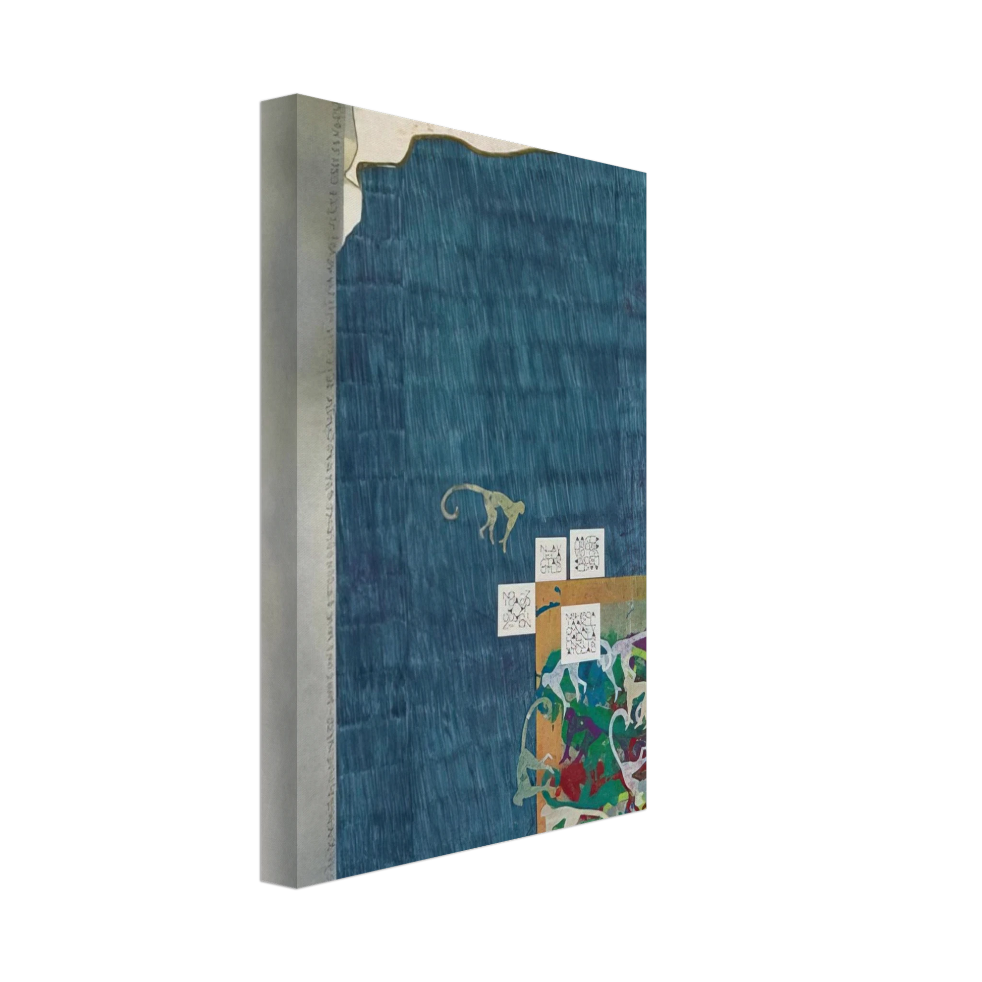 Alighiero Boetti - UNTITLED Canvas - 70x100 cm / 28x40 inches-canvas