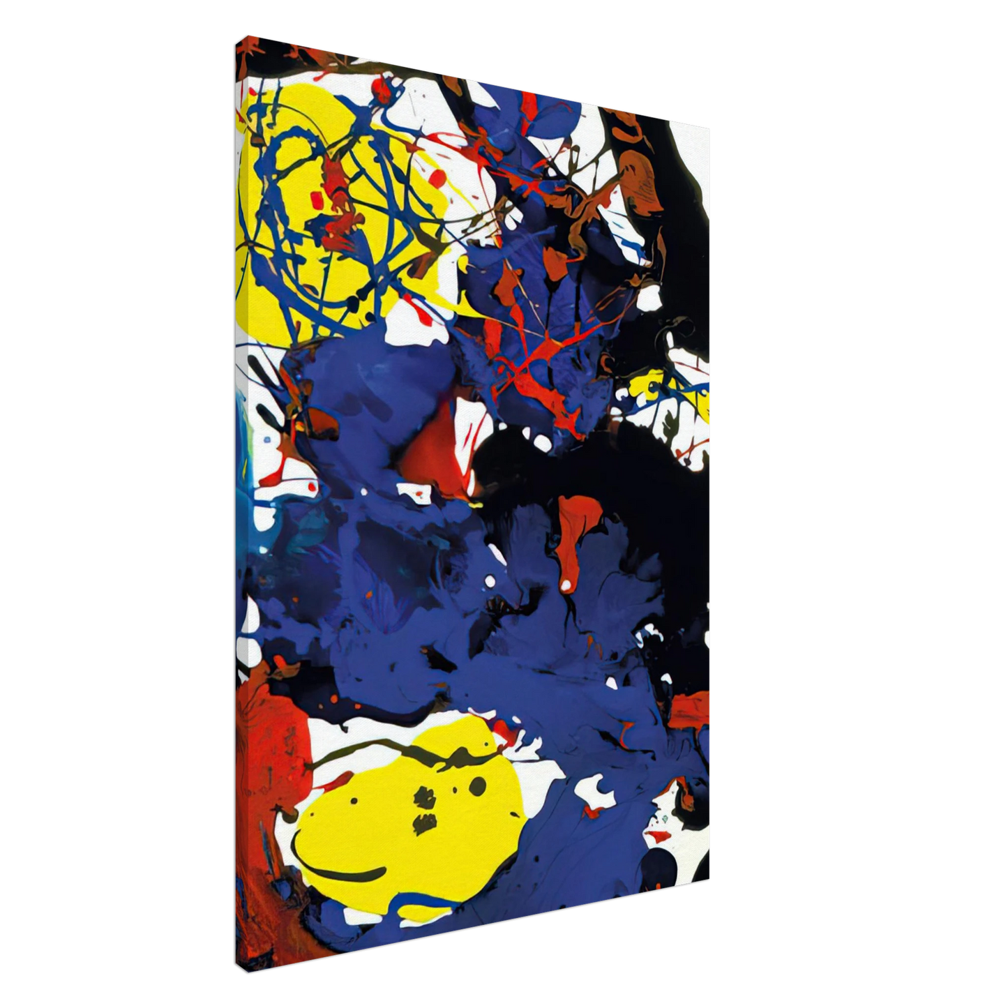 Sam Francis - Untitled  SFP94-131  SFF 1801  Canvas - 20x30 cm / 8x12 inches-canvas