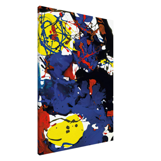 Sam Francis - Untitled  SFP94-131  SFF 1801  Canvas - 20x30 cm / 8x12 inches-canvas