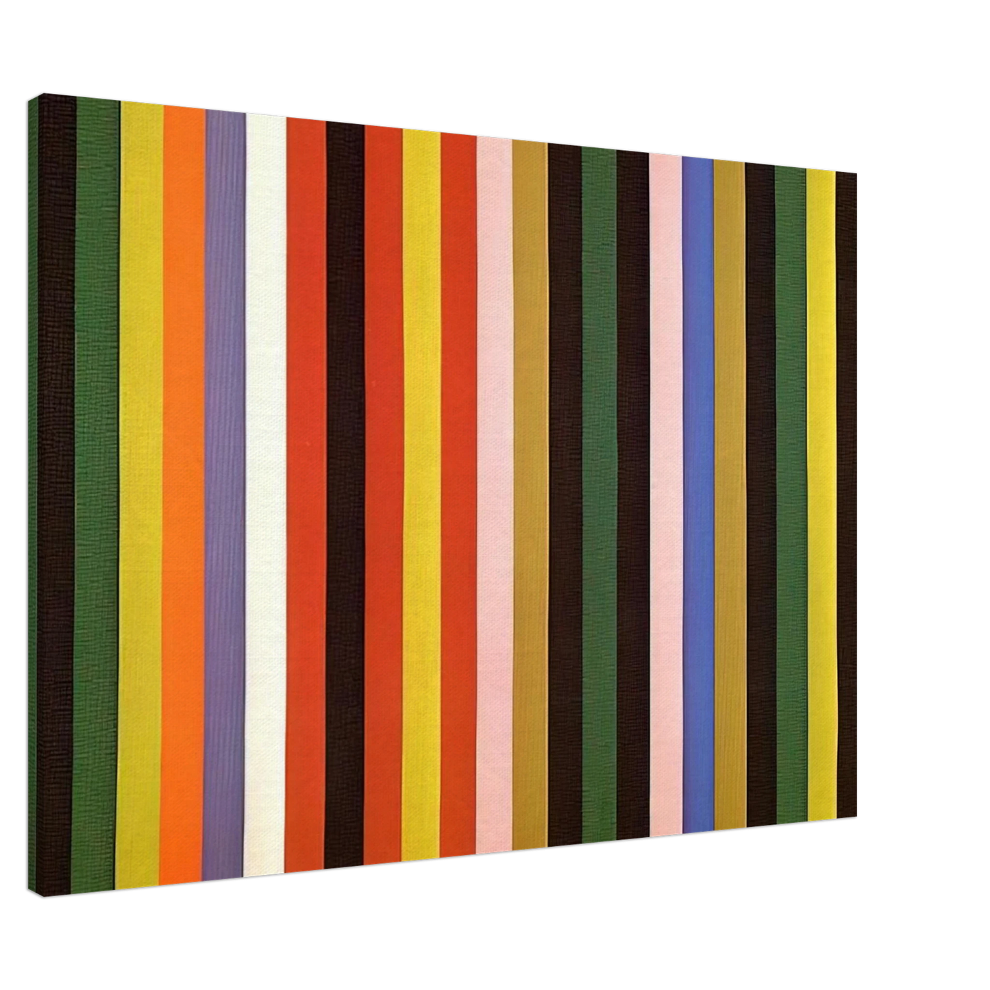 Gene Davis - Ferris Wheel - 1963 Canvas - 20x30 cm / 8x12 inches-canvas