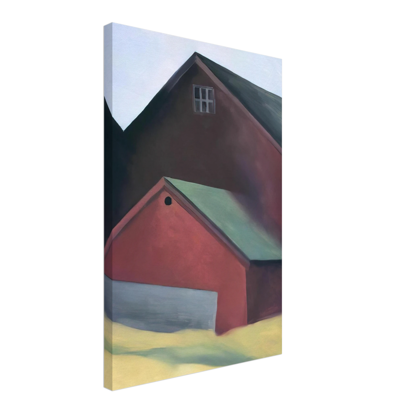 Georgia O'Keeffe - Ends Of Barns Canvas - 40x60 cm / 16x24 inches-canvas