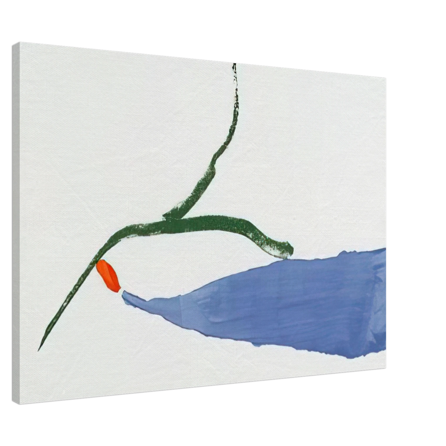 Helen Frankenthaler - A Little Zen - 1970 Canvas - 20x30 cm / 8x12 inches-canvas
