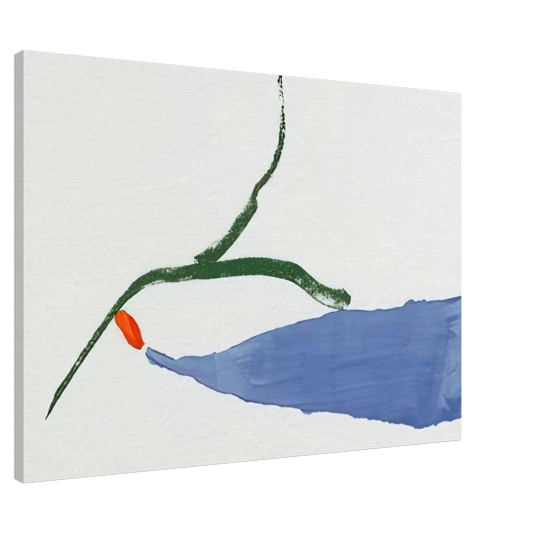 Helen Frankenthaler - A Little Zen - 1970 Canvas - 20x30 cm / 8x12 inches-canvas