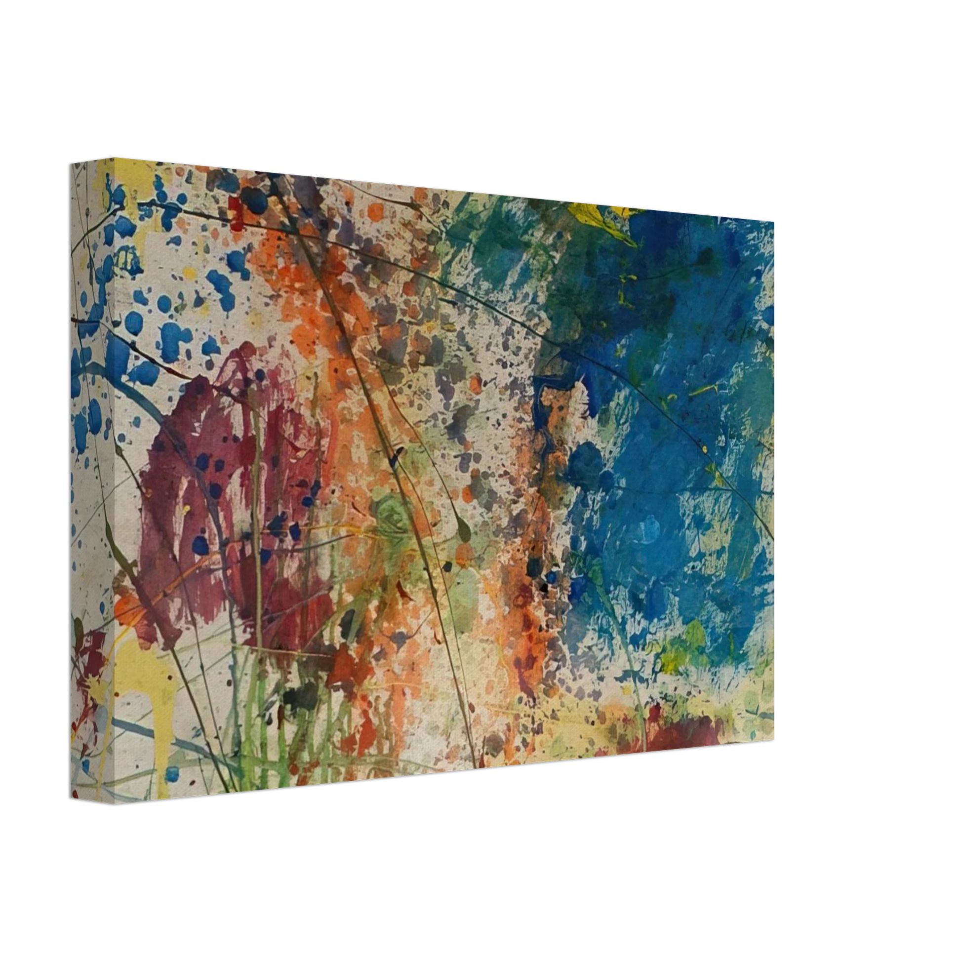 Taro Yamamoto - UNTITLED 1974 Canvas - 70x100 cm / 28x40 inches-canvas