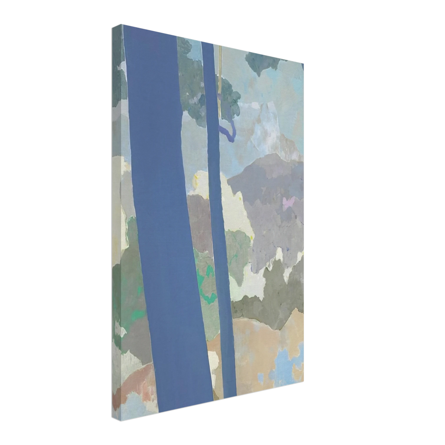 Kenzo Okada - Landscape - Abstract Expressionism Canvas - 70x100 cm / 28x40 inches-canvas