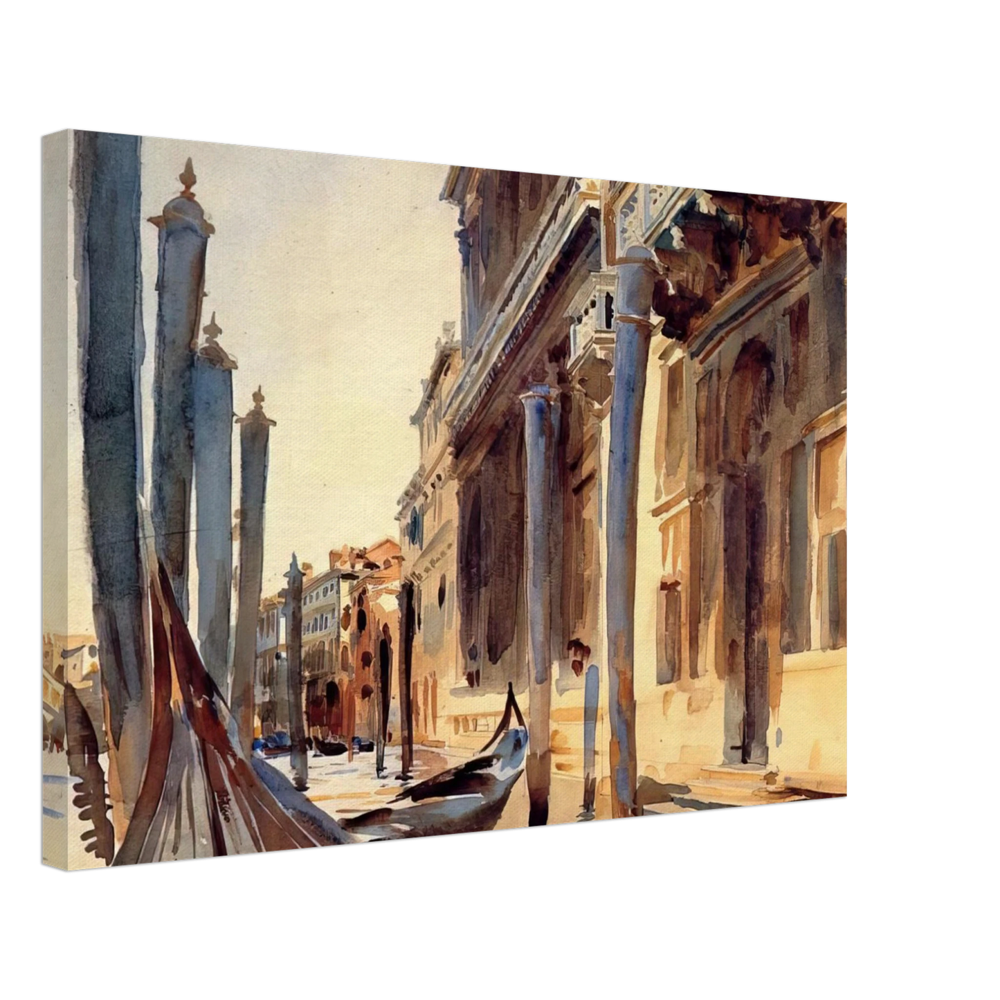 John Singer Sargent - Grand Canal, Venice Canvas - 70x100 cm / 28x40 inches-canvas