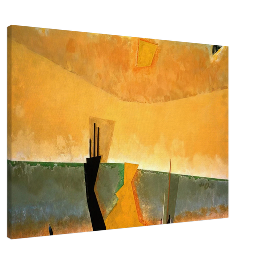 Lyonel Feininger - STORM BREWING 1939 Canvas - 20x30 cm / 8x12 inches-canvas