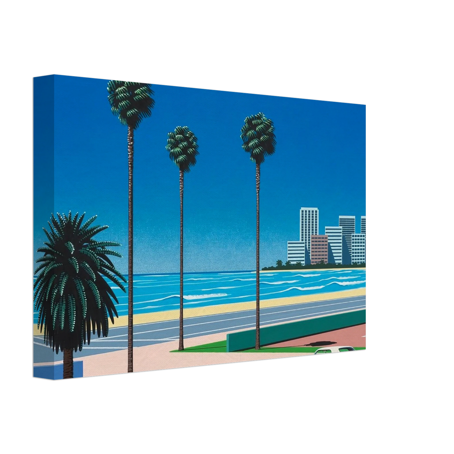 Hiroshi Nagai - Sunshine Reggae Canvas - 70x100 cm / 28x40 inches-canvas