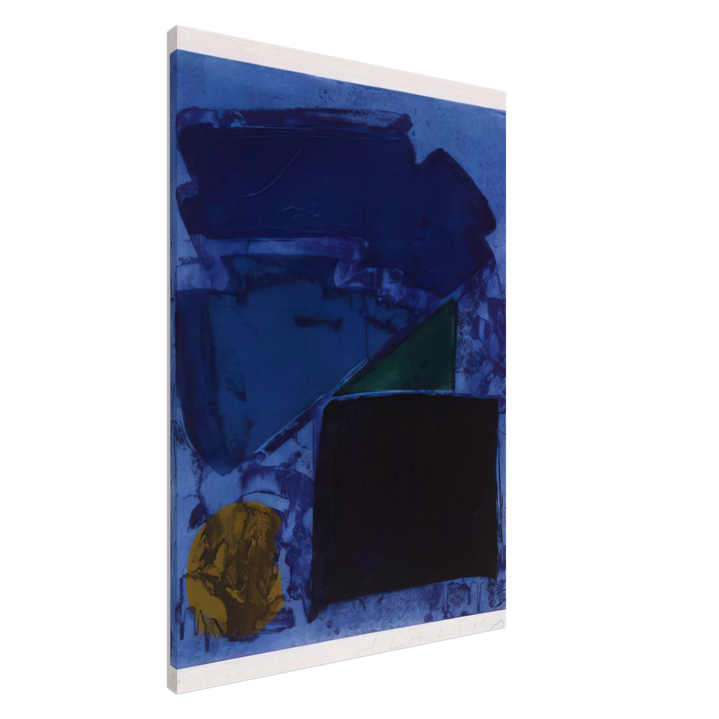 John Hoyland - Memphis - 1980 Canvas - 20x30 cm / 8x12 inches-canvas
