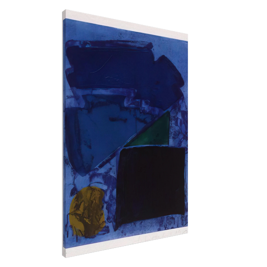 John Hoyland - Memphis - 1980 Canvas - 20x30 cm / 8x12 inches-canvas