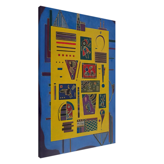 Wassily Kandinsky - CONGLOMERAT 1943 Canvas - 20x30 cm / 8x12 inches-canvas