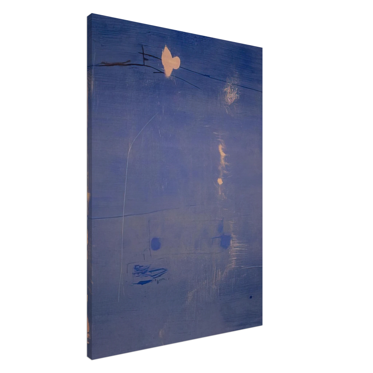 Helen Frankenthaler - Cameo - 1980 Canvas - 20x30 cm / 8x12 inches-canvas