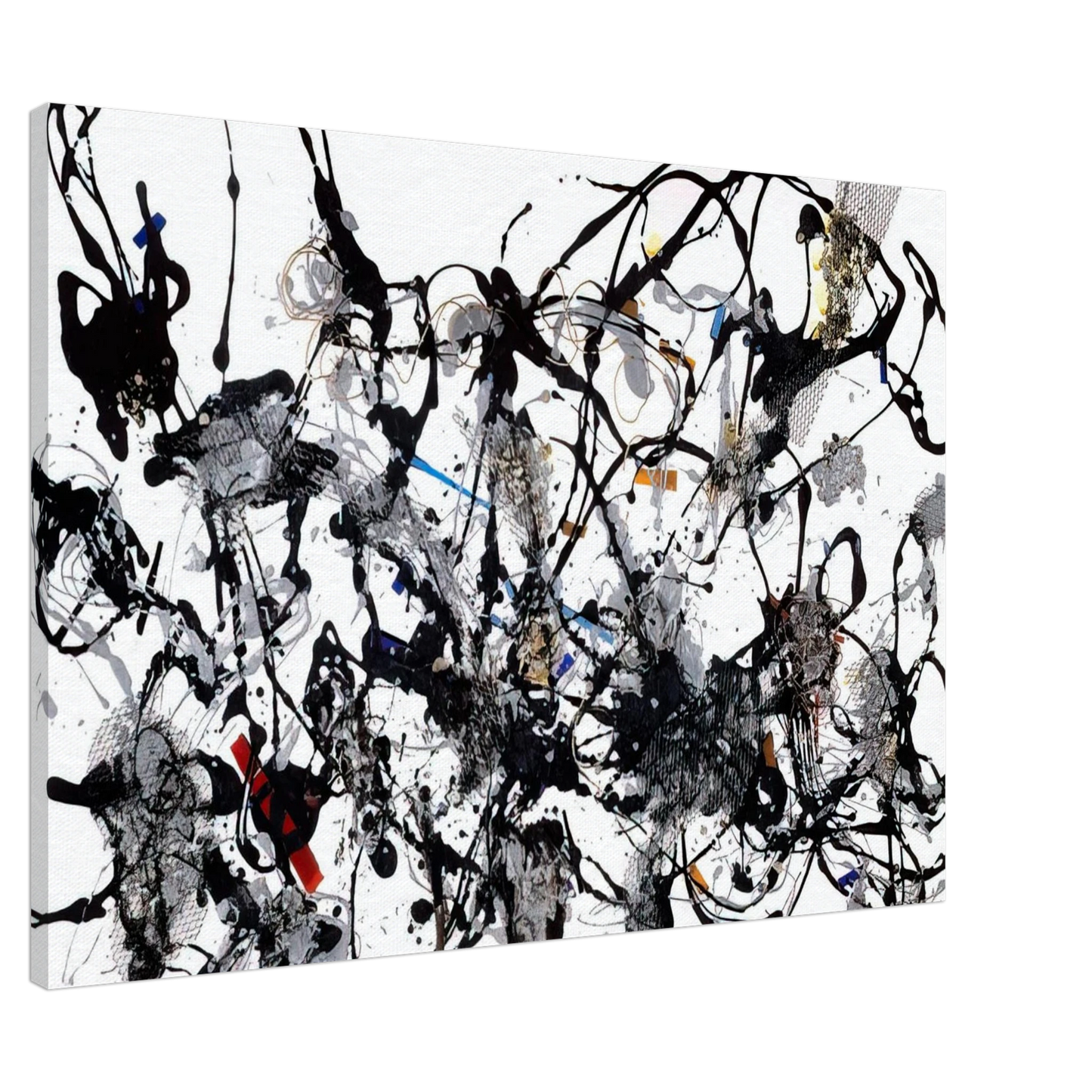 Jackson Pollock - NUMBER 29 1950 Canvas - 20x30 cm / 8x12 inches-canvas