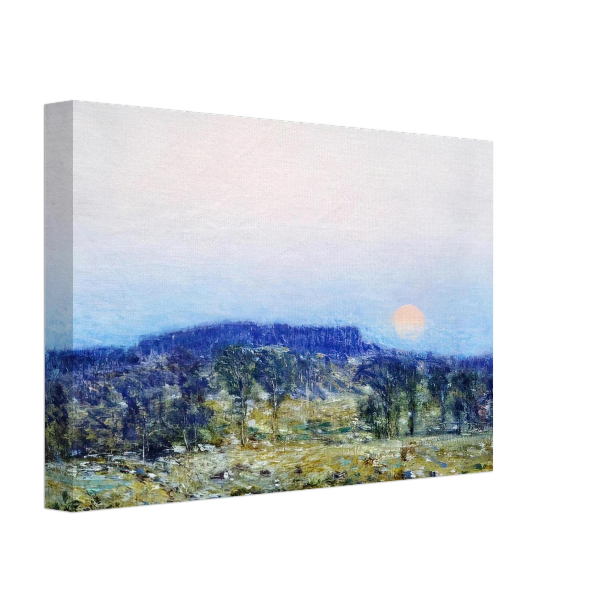 Childe Hassam - September Moonrise Canvas - 70x100 cm / 28x40 inches-canvas