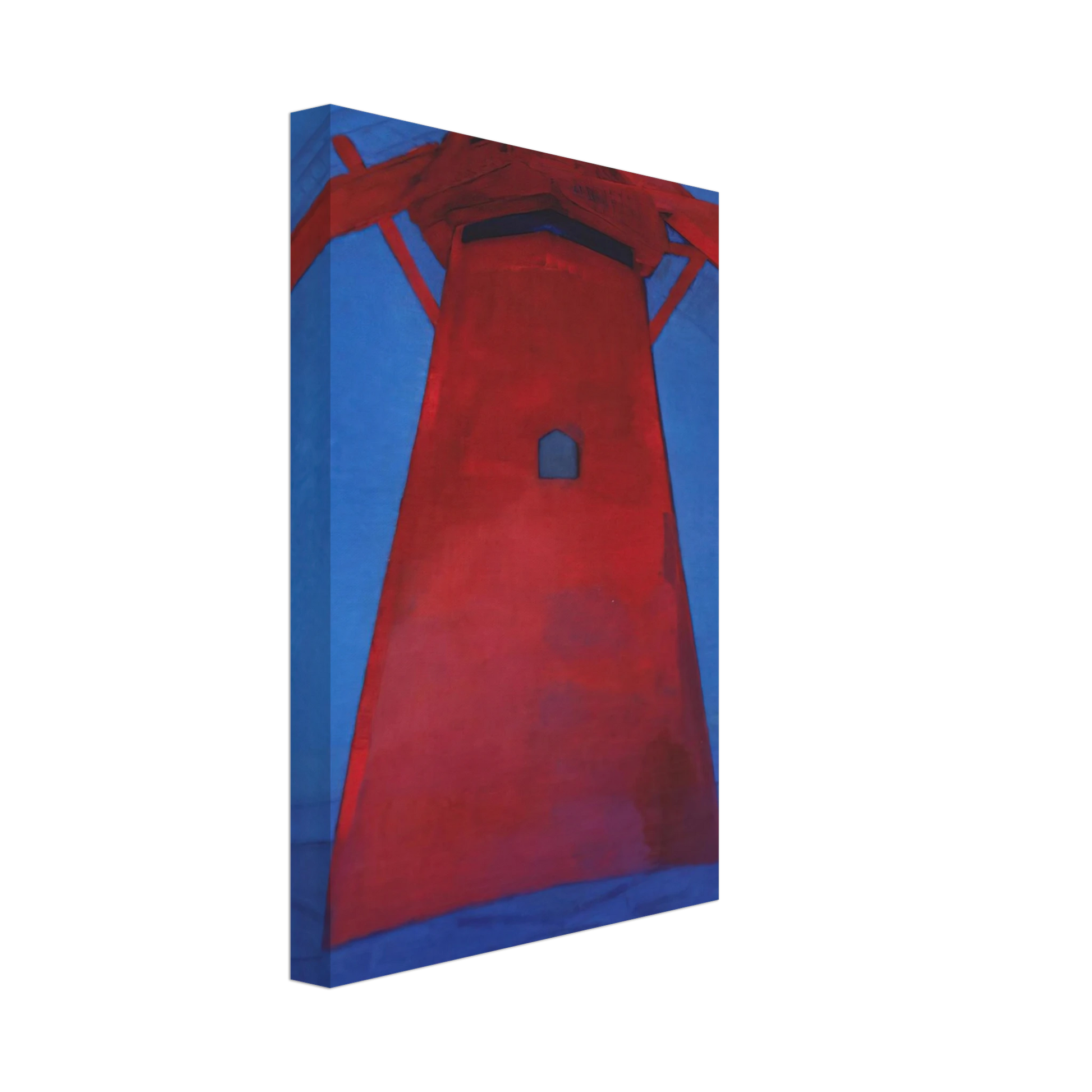 Piet Mondrian - The Red Mill Canvas - 40x60 cm / 16x24 inches-canvas