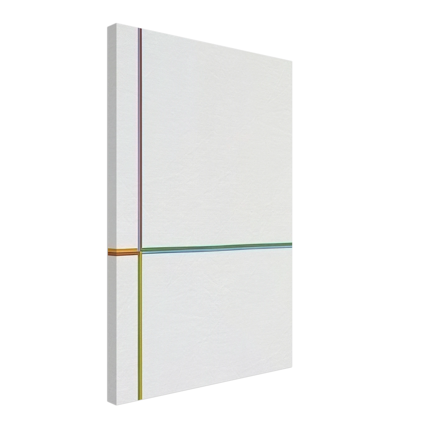 Max Bill - Doppelfarben in the cross 1-2-3-4 - 1968 Canvas - 40x60 cm / 16x24 inches-canvas