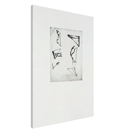 Brice Marden - Etchings to Rexroth #1 - 1986 Canvas - 20x30 cm / 8x12 inches-canvas