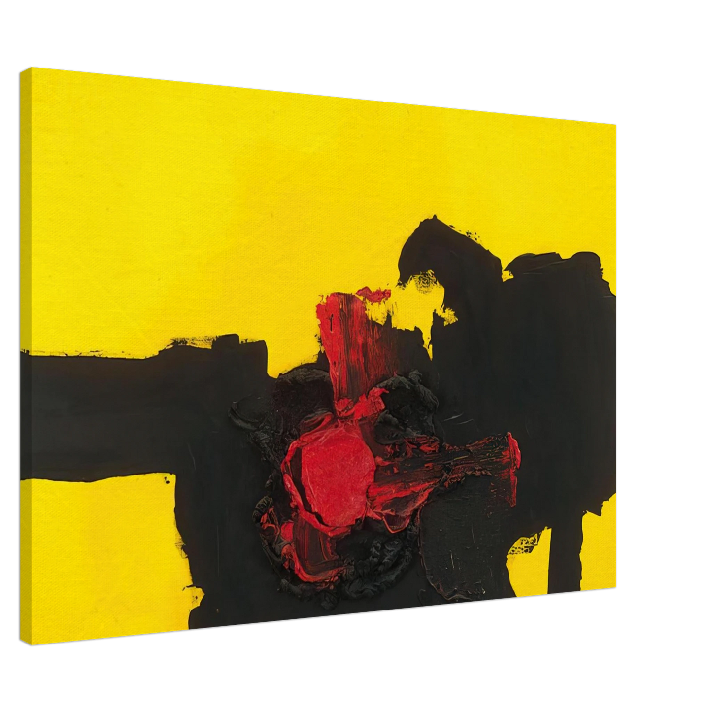 Luis Feito - N MERO 363 1962 Canvas - 20x30 cm / 8x12 inches-canvas