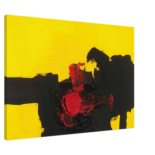 Luis Feito - N MERO 363 1962 Canvas - 20x30 cm / 8x12 inches-canvas