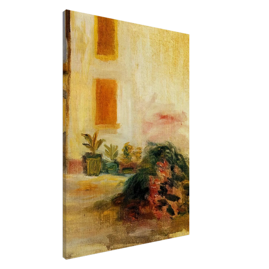 Pierre-Auguste Renoir - Farm Courtyard Canvas - 20x30 cm / 8x12 inches-canvas