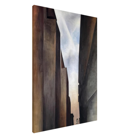 Georgia O'Keeffe - Street of New York II Canvas - 20x30 cm / 8x12 inches-canvas