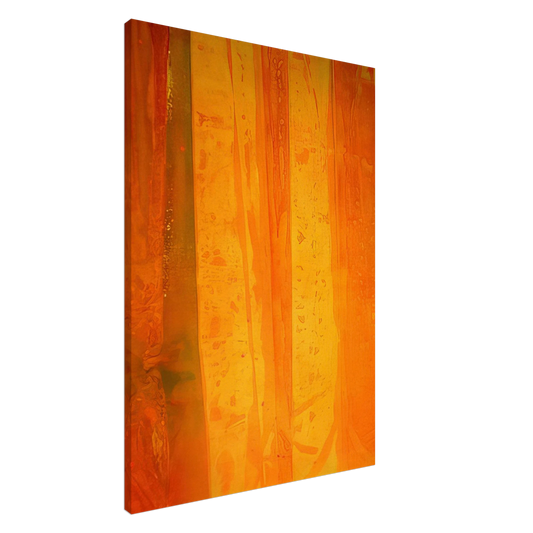 Sam Gilliam - Pink Flutter Canvas - 20x30 cm / 8x12 inches-canvas