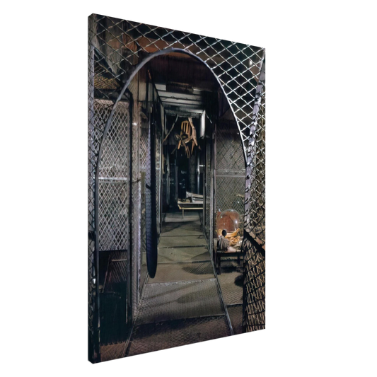 Louise Bourgeois - DANGEROUS PASSAGE 1997 Canvas - 20x30 cm / 8x12 inches-canvas