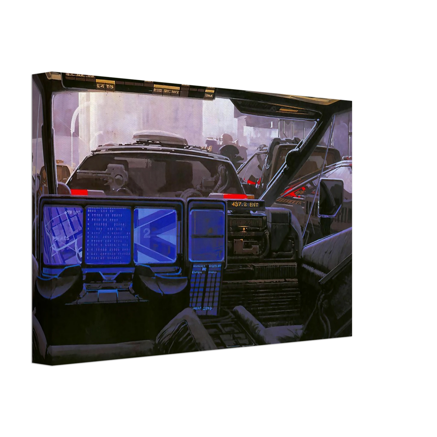 Syd Mead - Syd Mead Canvas - 70x100 cm / 28x40 inches-canvas