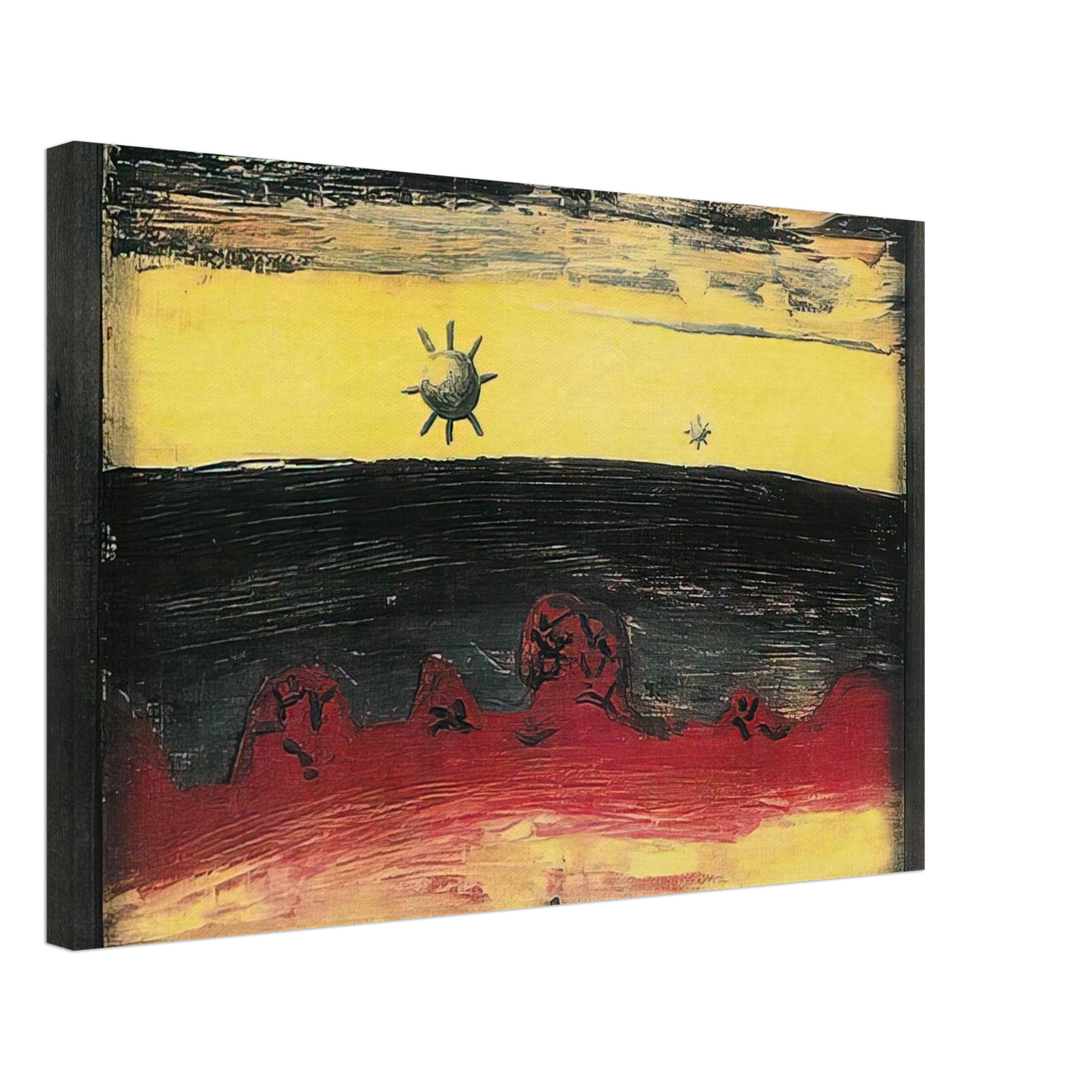 Forrest Bess - Prophecy - 1946 Canvas - 40x60 cm / 16x24 inches-canvas