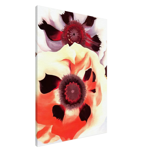 Georgia O'Keeffe - Poppies Canvas - 20x30 cm / 8x12 inches-canvas