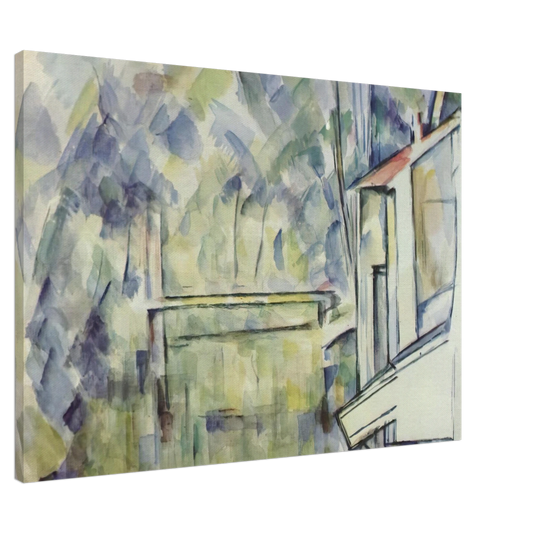 Paul Cezanne - Mill on the River Canvas - 20x30 cm / 8x12 inches-canvas