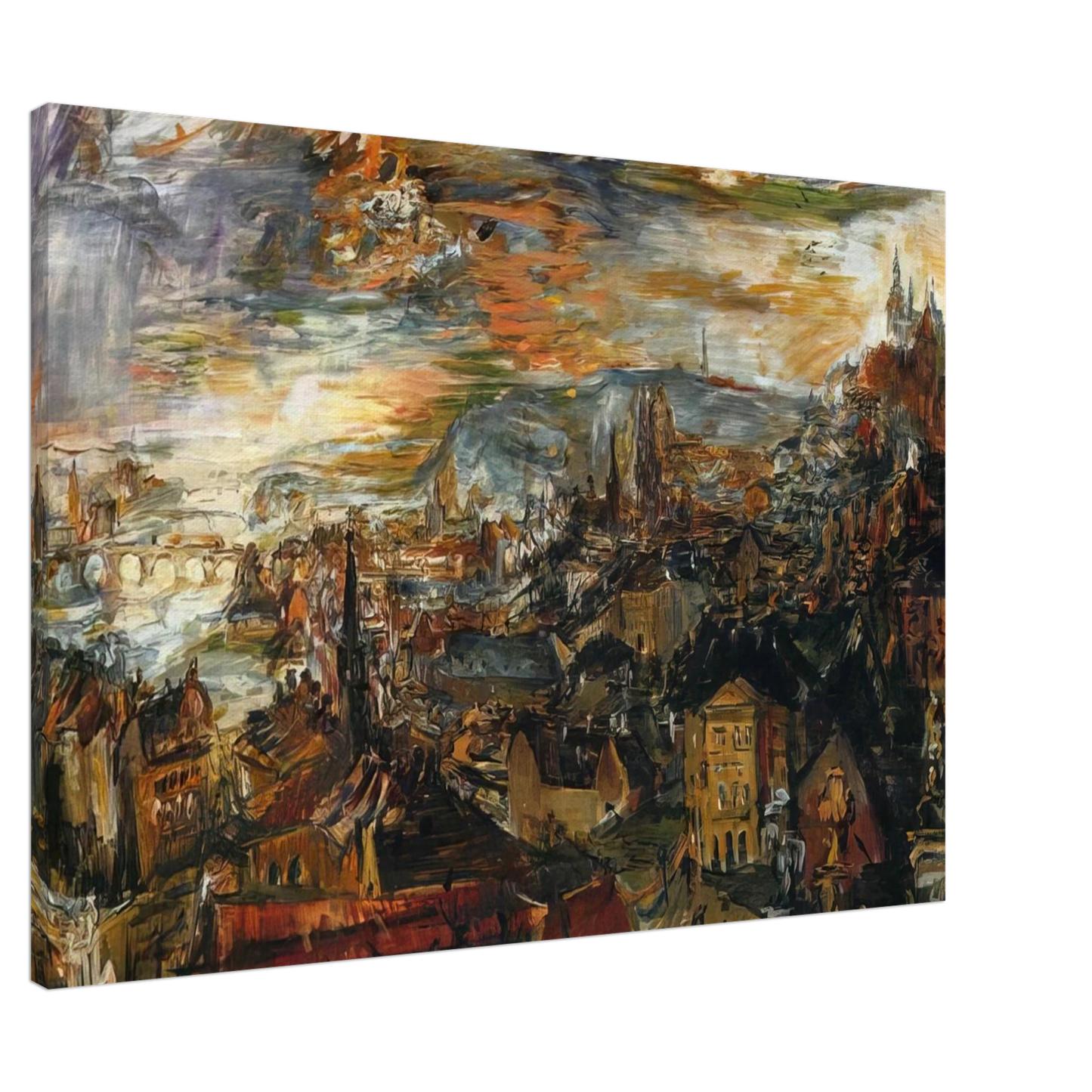 OSKAR KOKOSCHKA - NOT_DETECTED_235890 Canvas - 20x30 cm / 8x12 inches-canvas