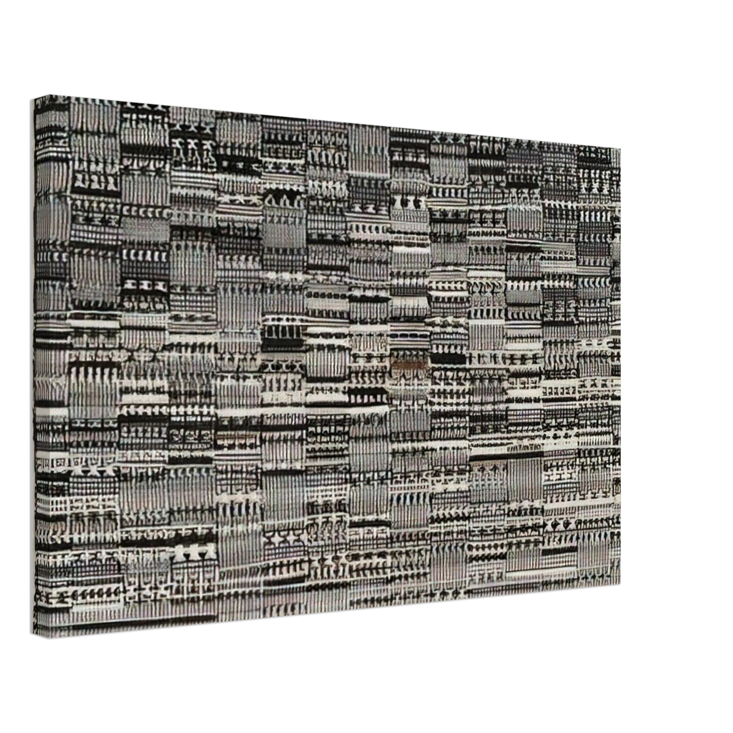 Anni Albers - OPEN LETTER 1958 Canvas - 70x100 cm / 28x40 inches-canvas