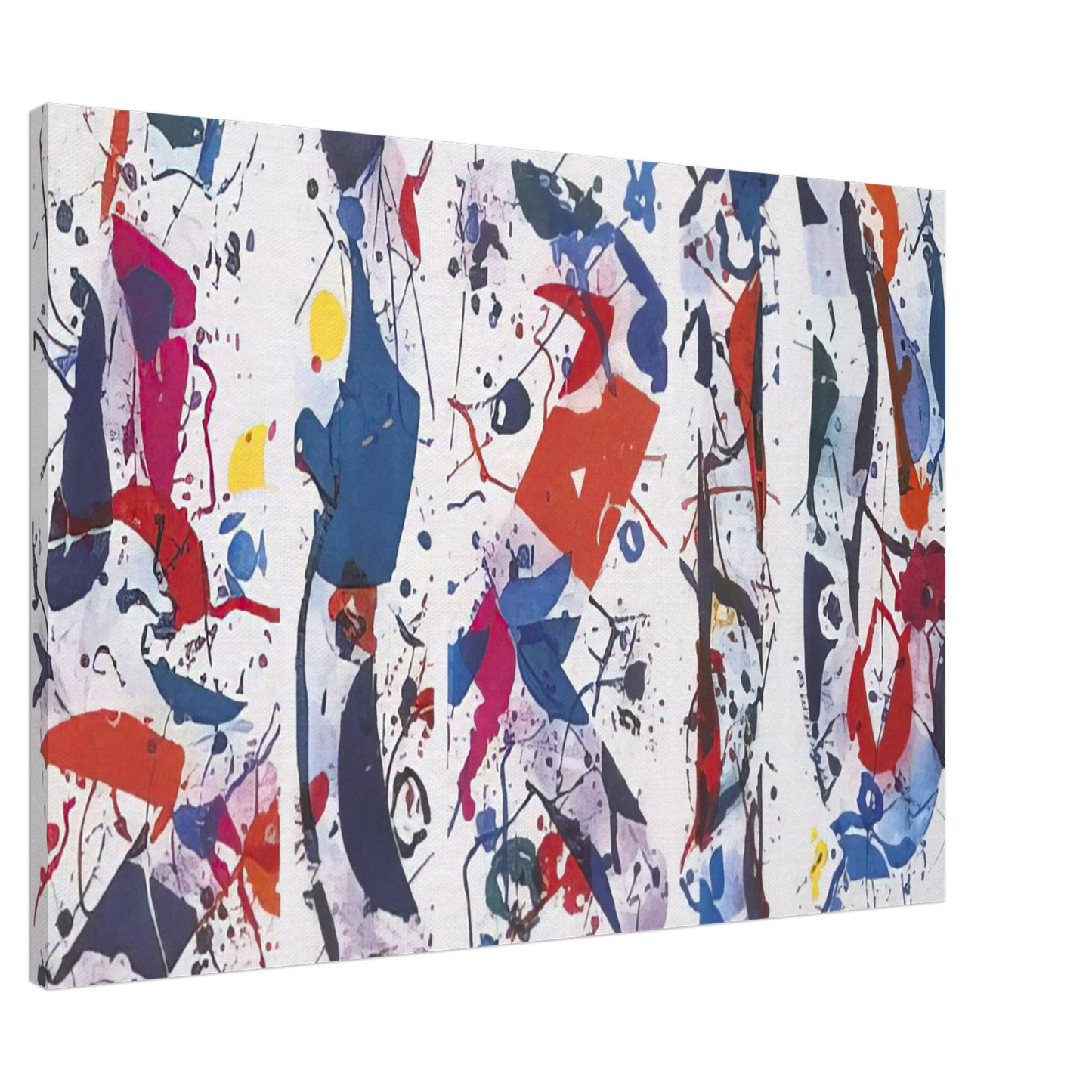 Sam Francis - The Five Continents Canvas - 20x30 cm / 8x12 inches-canvas
